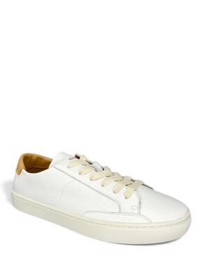 NEW Soludos The Ibiza Classic Sneaker White Leather Women’s Shoe Size 8.5 New